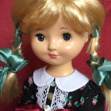 Кукла  после реставрации