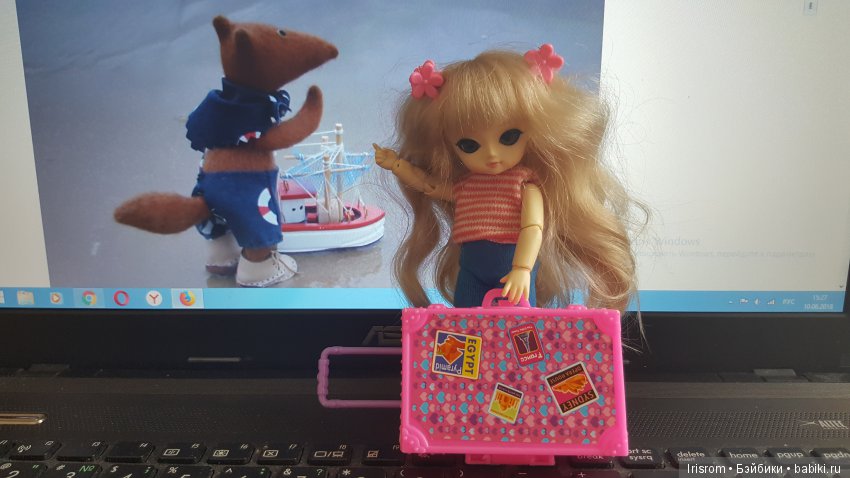 Ai-Ромашка и ее друзья.Репейник на рыбалке (фото 2)