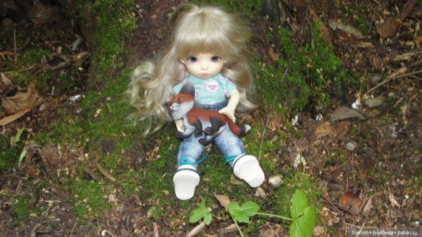 Ai-Ромашка и ее друзья. Энджи с Нильсом на прогулке в лесу