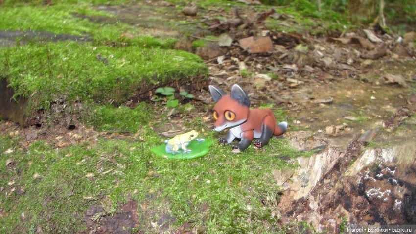 Ai-Ромашка и ее друзья. Энджи с Нильсом на прогулке в лесу