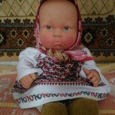 Пупс от фабрики "Огонек" в русском костюме
