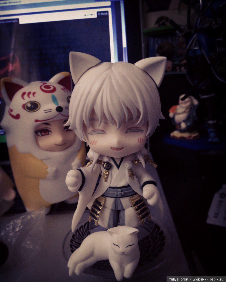 nendroid, Tsurumaru Kuninaga, touken Ranbu, Orange rouge