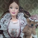 Викторианская Барби с мишкой/ Victorian Barbie with Cedric Bear