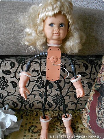 Была Ксюша стала Варюша — Ремонт и реставрация кукол: тело (фото 4)