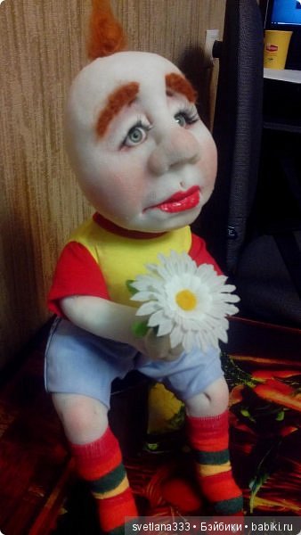 Гошенька — Куклы из капрона и чулочной техники: авторские игрушки (фото 2)