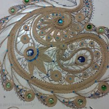 Джутовый павлин