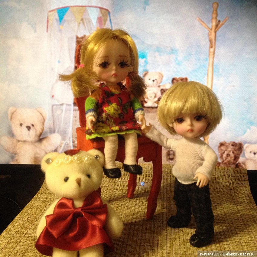Китайские куколки брелки Baboliy Ариша и Миша