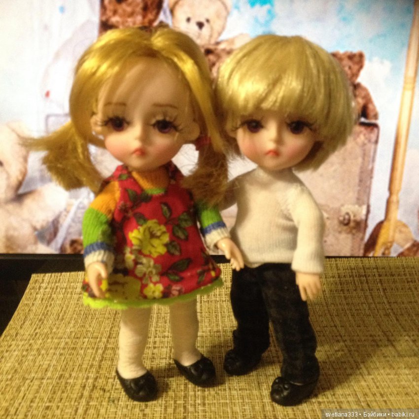 Китайские куколки брелки Baboliy Ариша и Миша (фото 9)