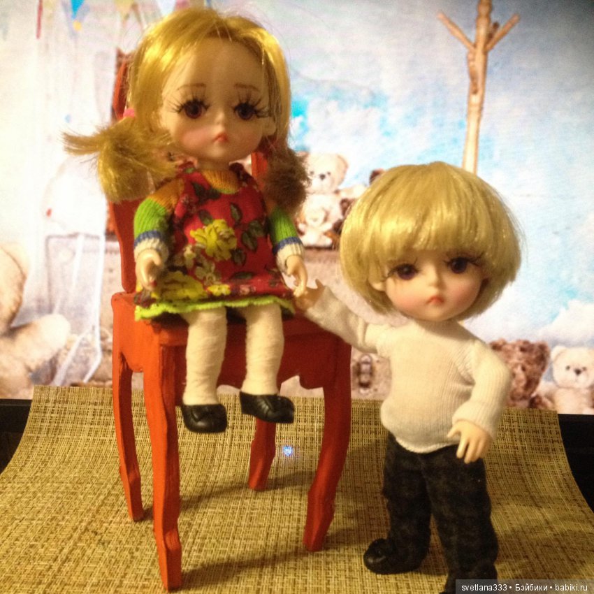 Китайские куколки брелки Baboliy Ариша и Миша