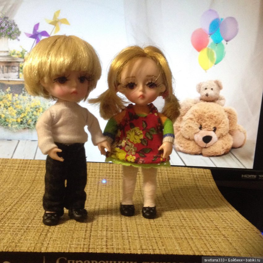 Китайские куколки брелки Baboliy Ариша и Миша (фото 6)