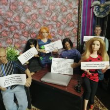 Импровизированный  флешбом в поддержку конкурсантки Кристэн Стефенсон