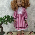 Платье для куклы Цвергназе в стиле бохо.
