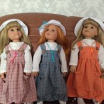 Скидка! Блузка с сарафаном в стиле бохо для куклы Готц и Цвергназе