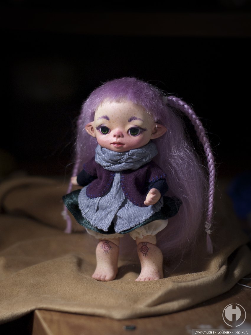 Шарнирная малышка Улита — Авторские шарнирные куклы своими руками: лепка (фото 7)