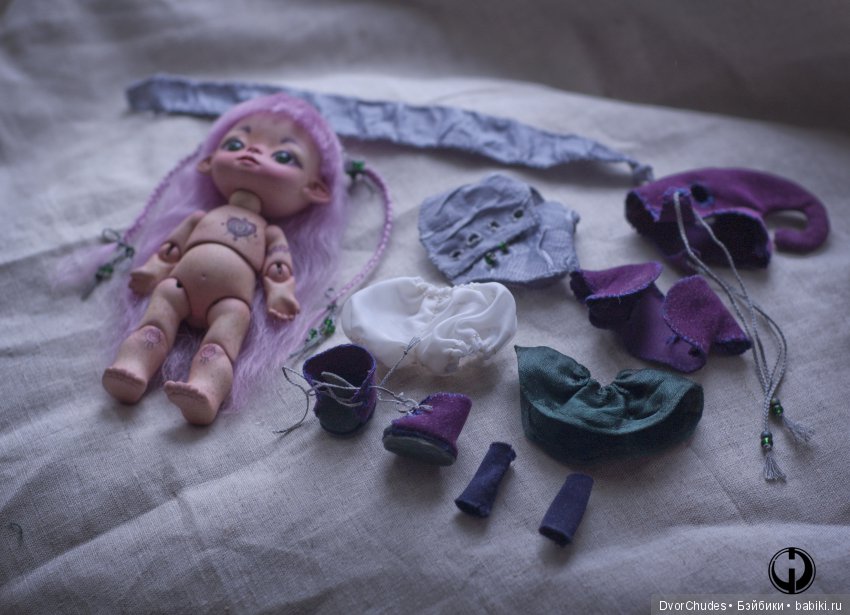 Шарнирная малышка Улита — Авторские шарнирные куклы своими руками: лепка