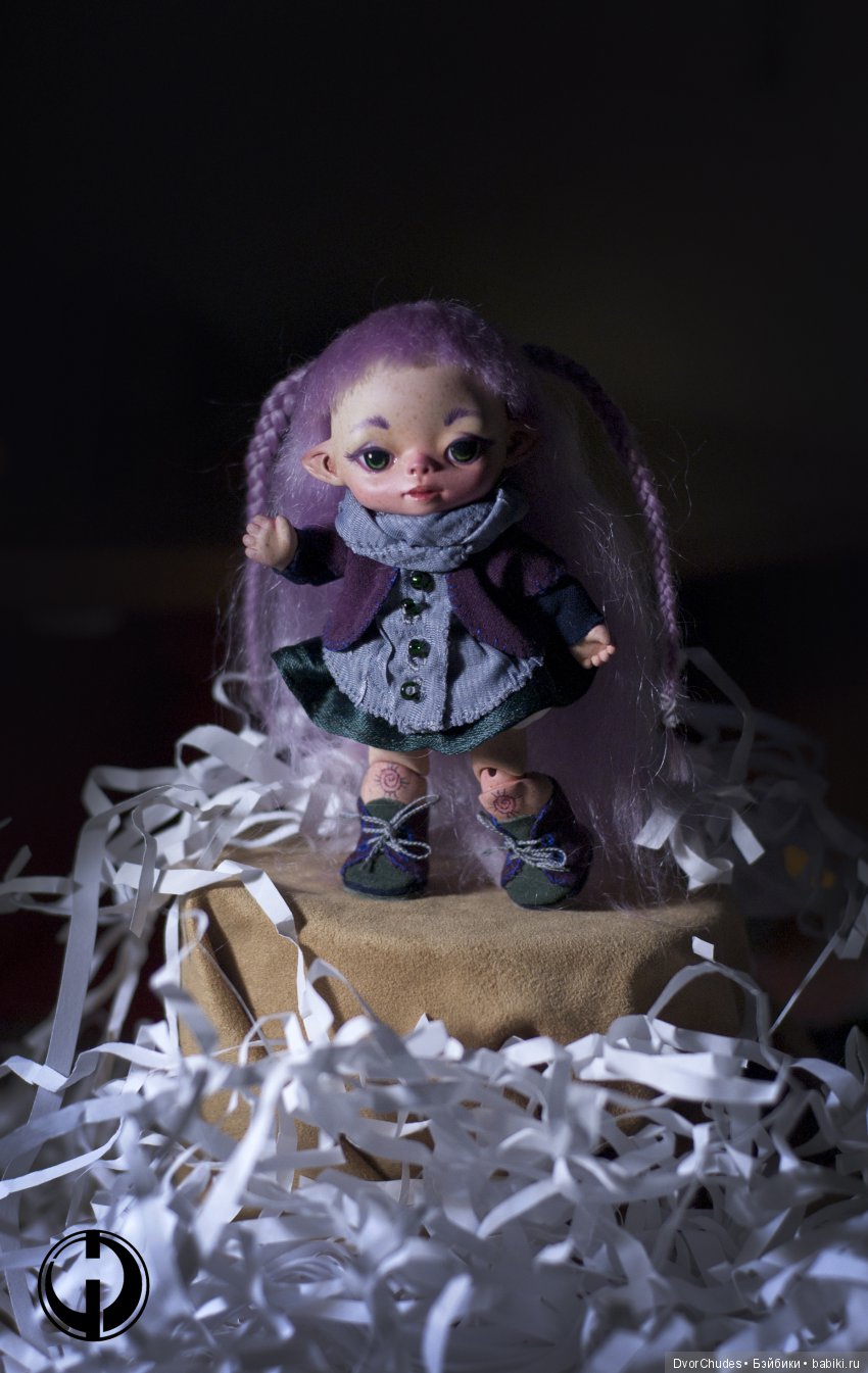 Шарнирная малышка Улита — Авторские шарнирные куклы своими руками: лепка (фото 9)