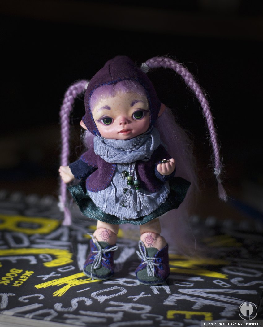 Шарнирная малышка Улита — Авторские шарнирные куклы своими руками: лепка