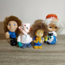 Любимые Сказочные персонажи из детства. Резиновые игрушки СССР