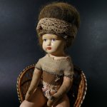 Араданка (Aradeanca). Антикварная Бюстиковая Кукла. 1930-е годы. Румыния