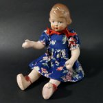 Араданка (Aradeanca). Антикварная Бюстиковая Кукла. 1930-е годы. Румыния