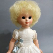 Невеста (Ивановская). Винтажная Пресс-опилочная Кукла. Иваново. СССР