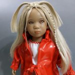 Annette Himstedt Lottchen Signed Doll 1999 – Подпись от руки на пятке
