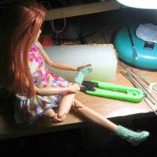 Не могу не похвалиться! И немедленно! Носочки для барби