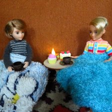 Дождь. Сидим дома, укрывшись пледиками