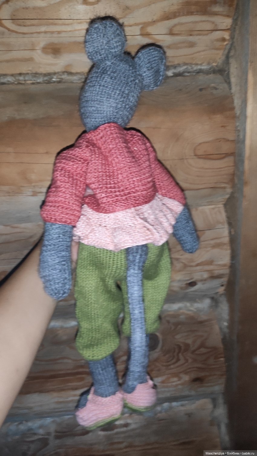 Моя пробная вязаная мышь | Бэйбики Моя пробная вязаная мышь — Другие хобби и увлечения: сад