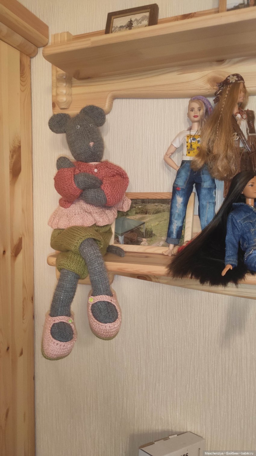 Моя пробная вязаная мышь | Бэйбики Моя пробная вязаная мышь — Другие хобби и увлечения: сад