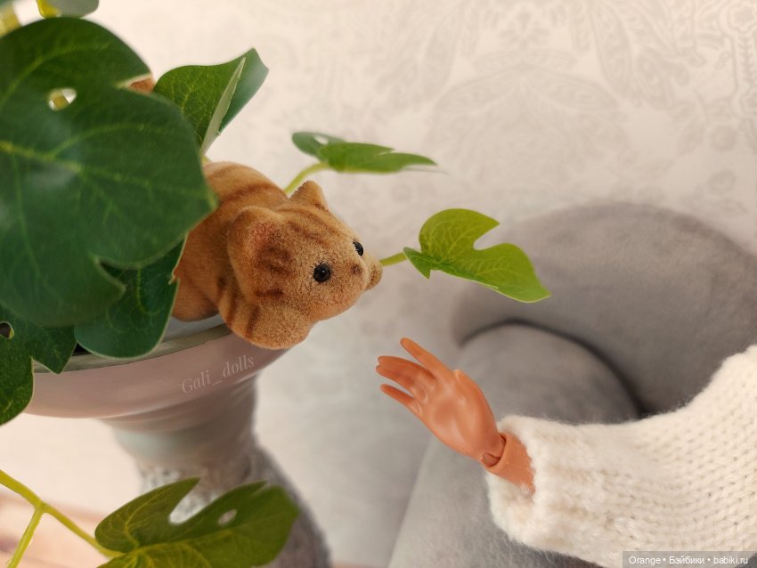 Уютный отдых и котики, или как "связать" плед формата 1/6 из подручных материалов (фото 4)