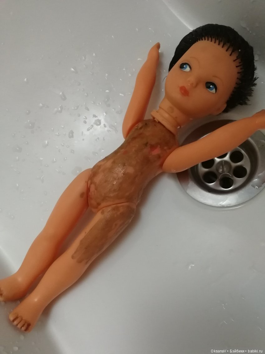 Я это сделала — Ремонт кукол СССР и ГДР (немок): чернота