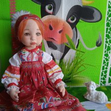 Ещё одна текстильная девочка