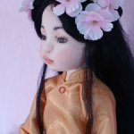 Текстильная девочка Лан