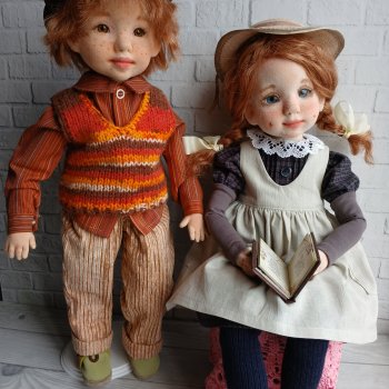 Моя новая текстильная девочка. Энн из Зелёных Крыш.