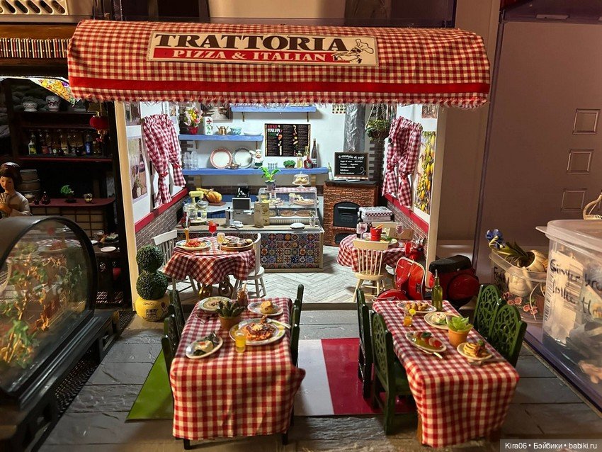 Аромат Италии в масштабе 1:12: Траттория мечты от Rain Frimley