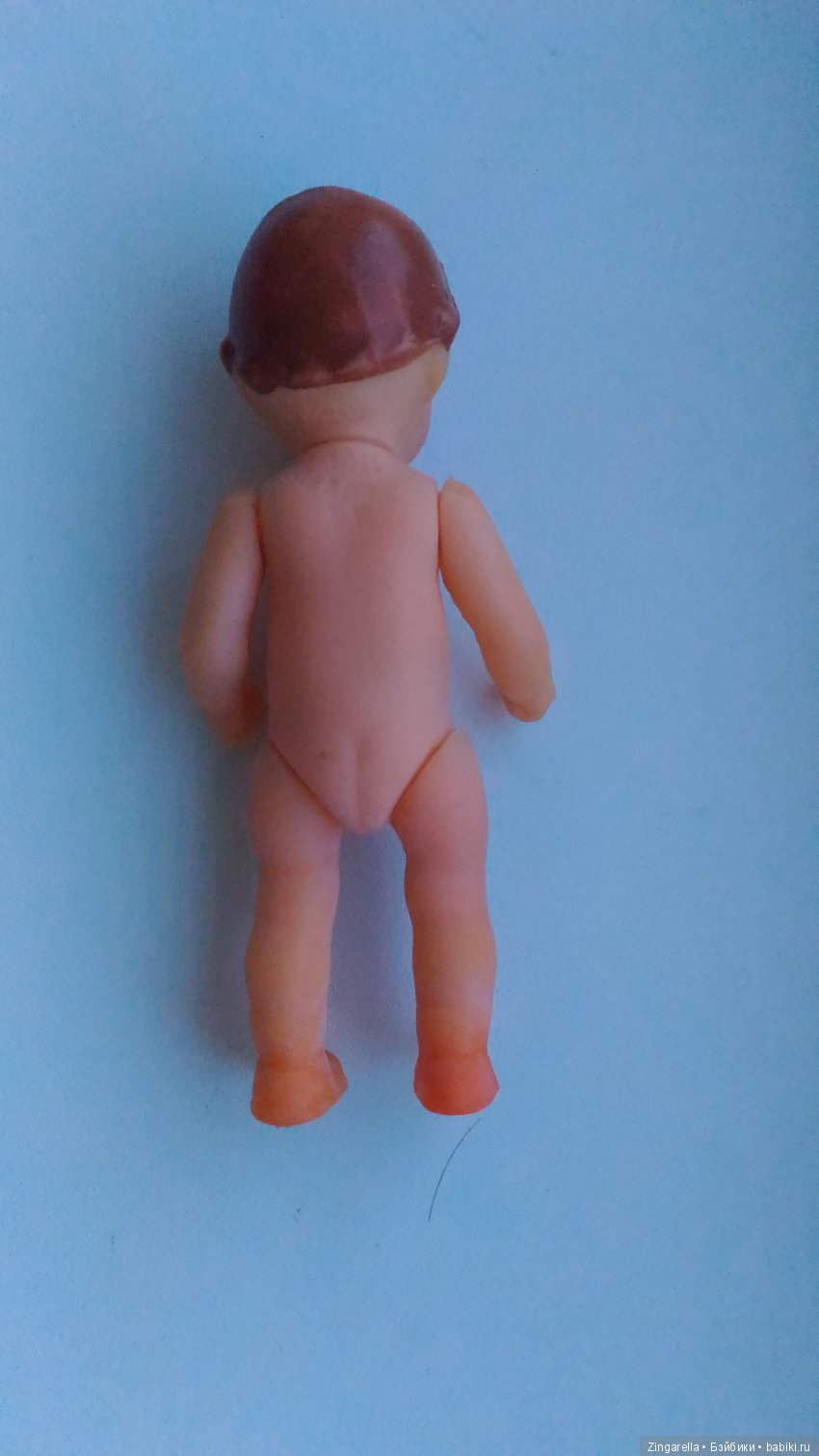 Бедный резиновый винтажный пупсик Аришка. Мои попытки реанимации. Часть 2