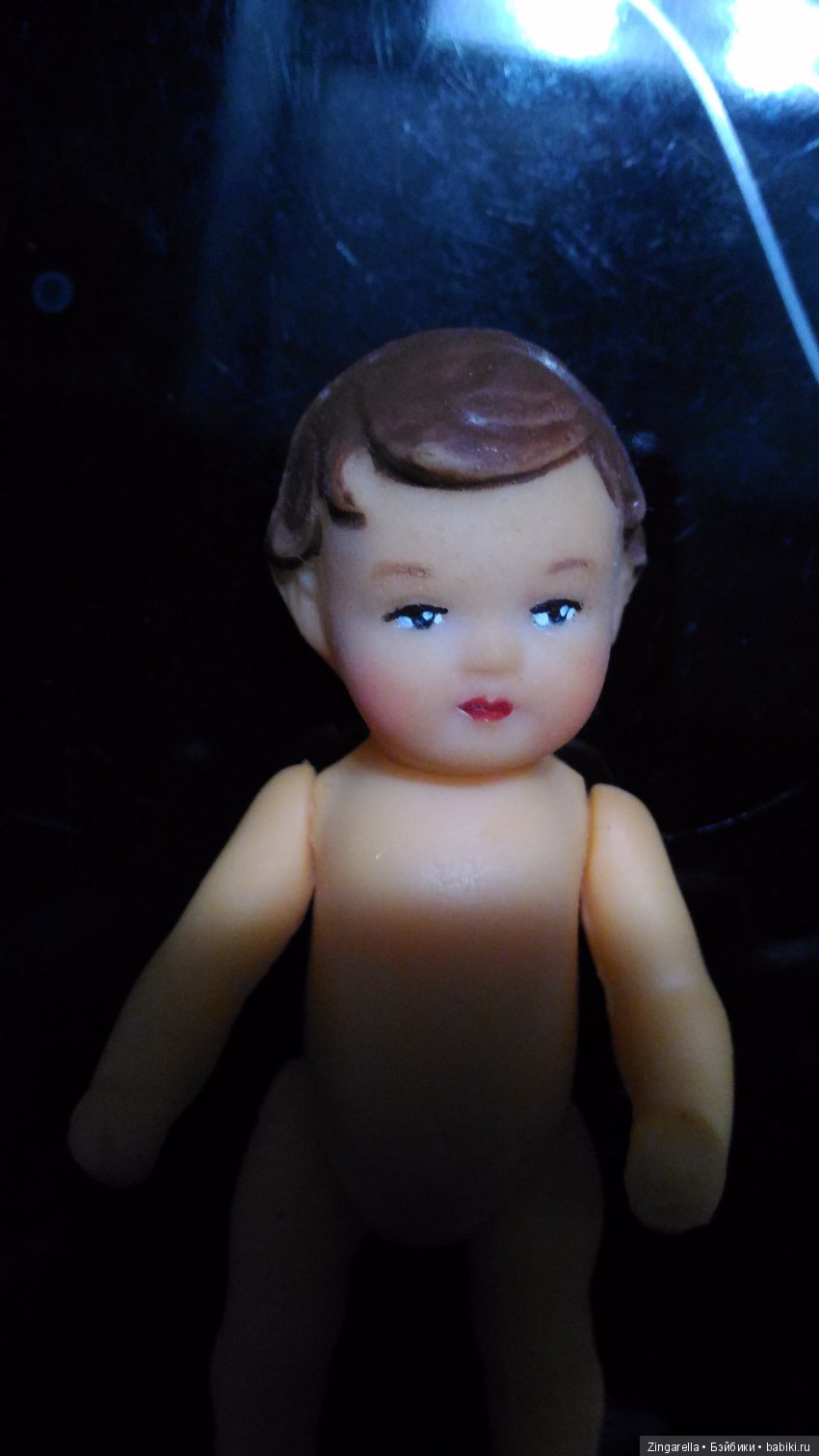 Бедный резиновый винтажный пупсик Аришка. Мои попытки реанимации. Часть 2 (фото 3)