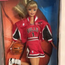 Шарнирная Барби Баскетболистка / Chicago Bulls Barbie NBA