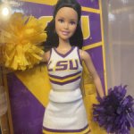 Барби чирлидер Луизиана / LSU cheerleader Barbie