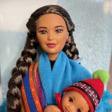 Барби Перуанка с малышом / Peruvian Barbie