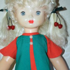 Кукла Наташа СССР Красавица блондинка с "зубками"