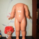 Кукла ГДР. Тело для кукол ГДР ростом 54-56 см.