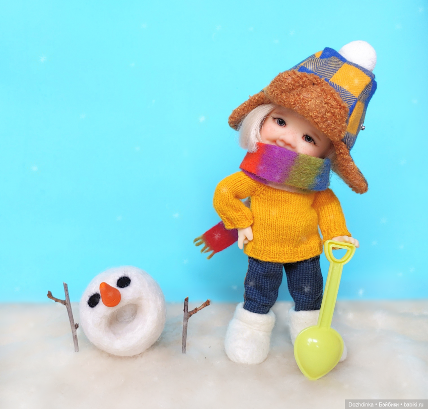 Фотоотчет по зиме | Бэйбики Фотоотчет по зиме — Куклы Meadow dolls (Медовушки): BJD (БЖД)