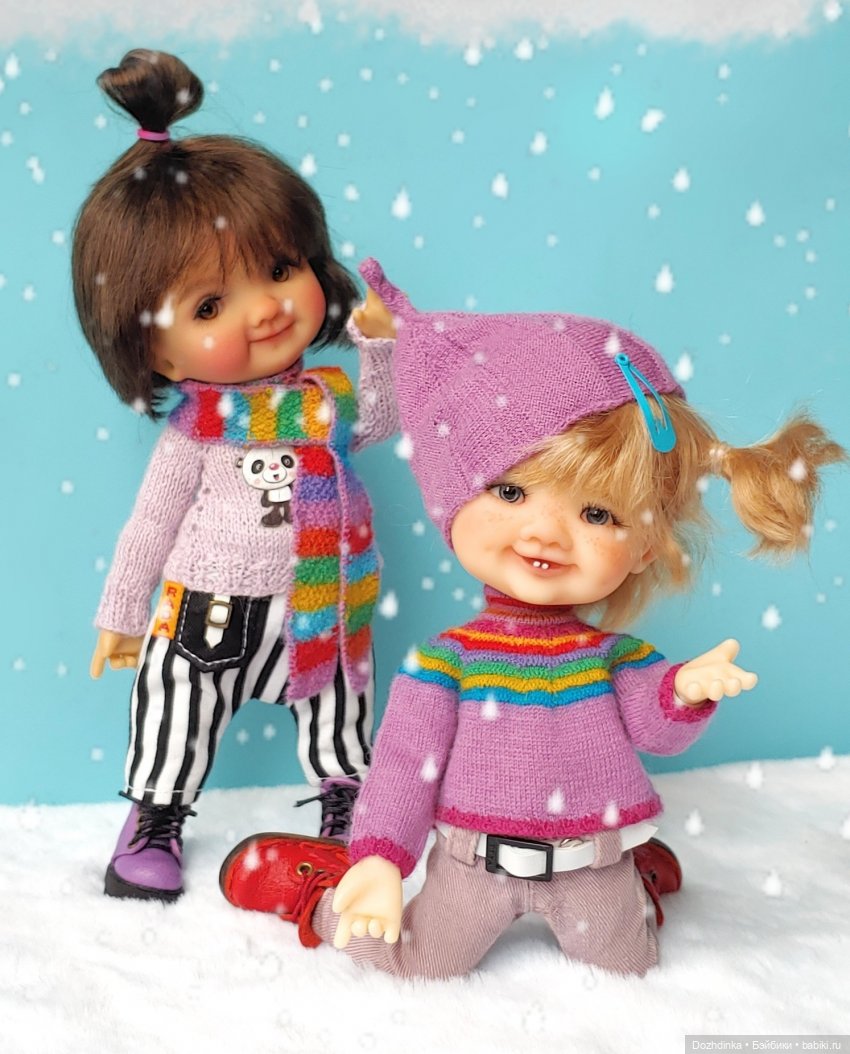 Фотоотчет по зиме | Бэйбики Фотоотчет по зиме — Куклы Meadow dolls (Медовушки): BJD (БЖД)