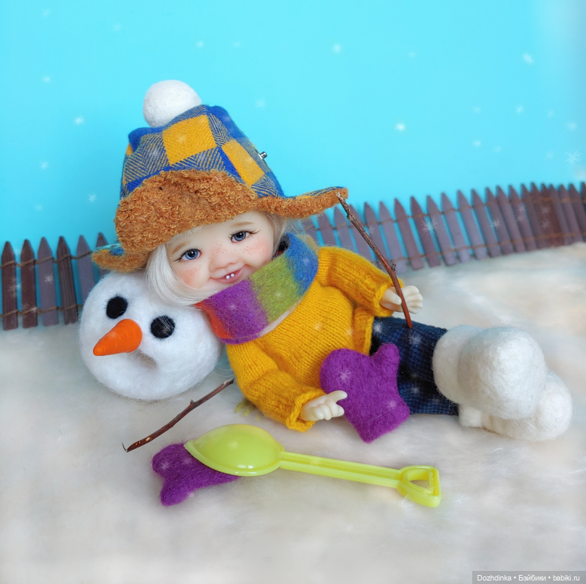Фотоотчет по зиме | Бэйбики Фотоотчет по зиме — Куклы Meadow dolls (Медовушки): BJD (БЖД)