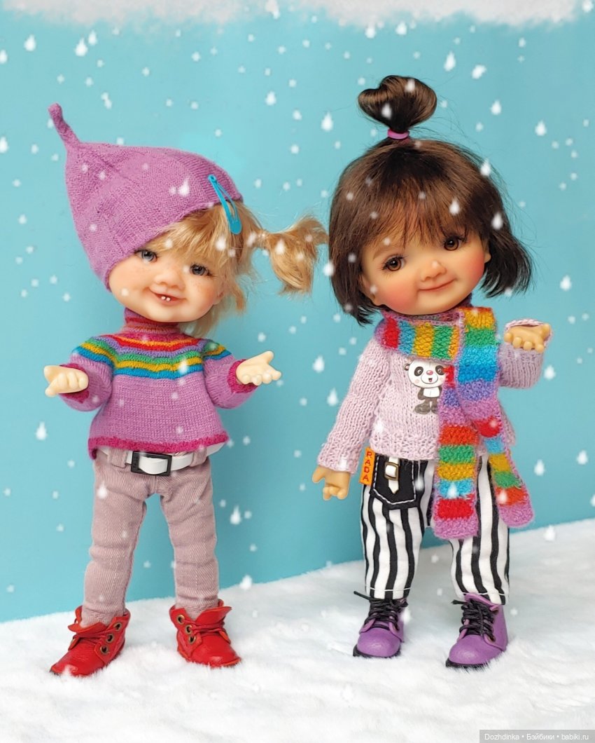 Фотоотчет по зиме | Бэйбики Фотоотчет по зиме — Куклы Meadow dolls (Медовушки): BJD (БЖД)