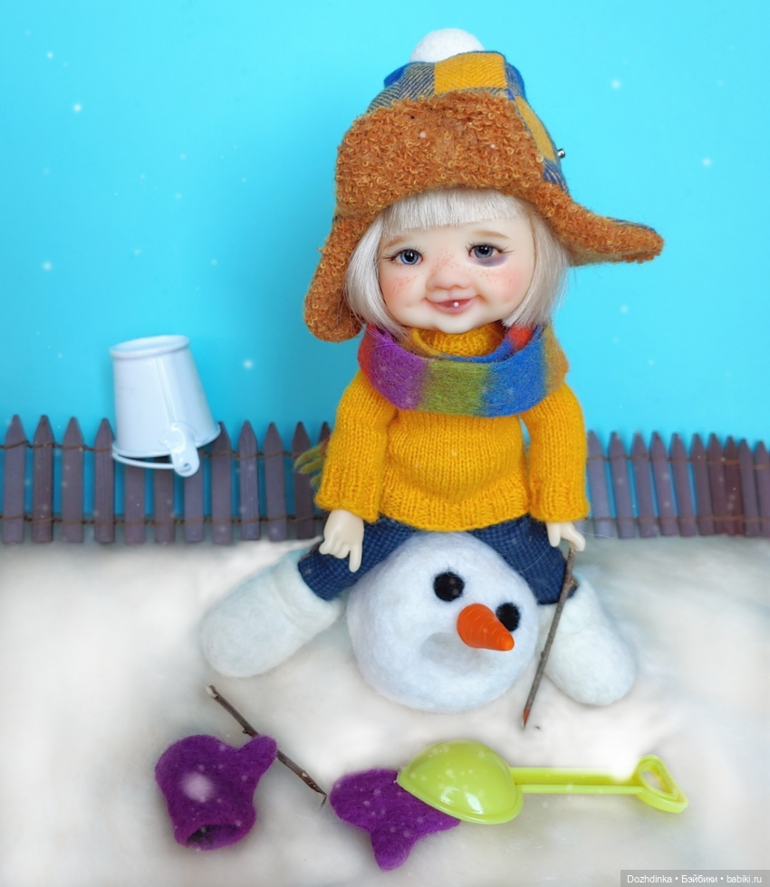 Фотоотчет по зиме | Бэйбики Фотоотчет по зиме — Куклы Meadow dolls (Медовушки): BJD (БЖД)