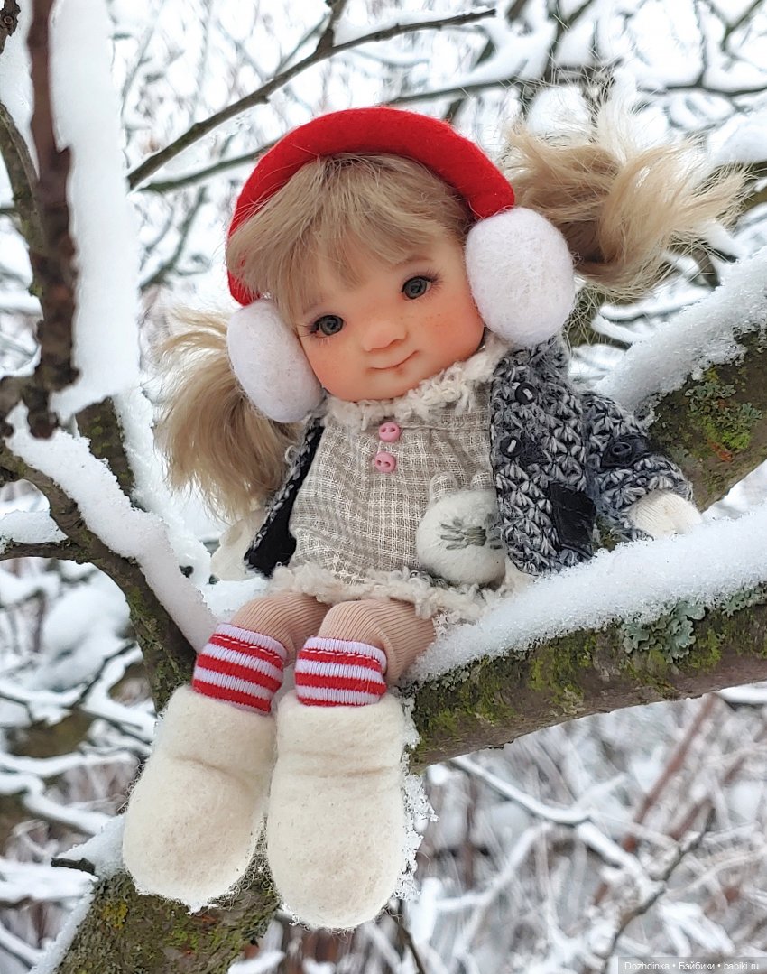 Фотоотчет по зиме | Бэйбики Фотоотчет по зиме — Куклы Meadow dolls (Медовушки): BJD (БЖД)