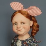 Чудесная тётушка. Кукла на каркасном теле